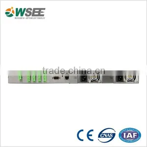 1U 32dBm (16*22) 1550nm High Power Optical Amplifier EDFA With JDSU Laser thumbnail-1