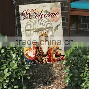 Cat Bird Cage Garden Flag thumbnail-3