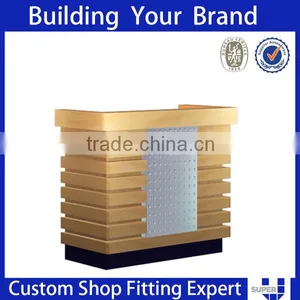 Wooden Shop Counter Design/ Furniture Mdf Wheel Counters thumbnail-4