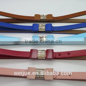 Candy Color Fashion Skinny Belt With Glass for Dress thumbnail-2