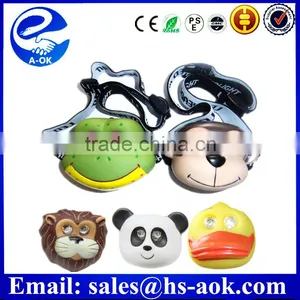 Soft Pvc Animal Coon Mini Headlamp thumbnail-1