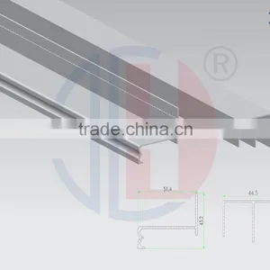 High Quality Double Top and Bottom Track Wardrobe Sliding Door Alloy Profile thumbnail-1