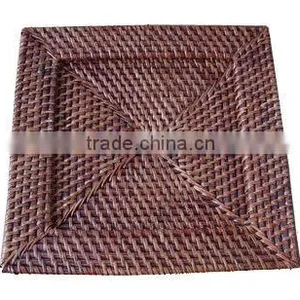 Round Rattan Basket Tray thumbnail-4