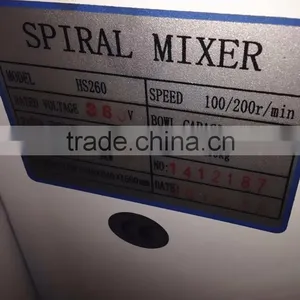 100 KG Luxury Spiral Mixer Heavy Duty Dough Mixer 260 L thumbnail-5