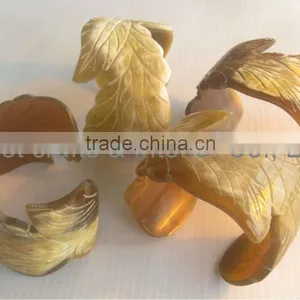Horn Cuff Bracelet, Horn Bangle, Horn Bracelet thumbnail-1