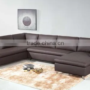 Hotel Lobby Furniture Oversized Leather Sofas Foshan thumbnail-2