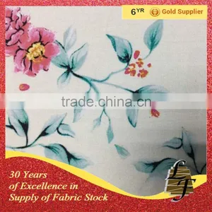 Stock Woven Cotton Rayon Printed Fabric Wholesale thumbnail-1