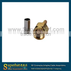 SMA Plug Connector Crimp for Cable RG174/316/188 Ham Radio China thumbnail-1