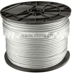 Ungalvanized and Galvanized Steel Wire Rope 6x7, 6x19, 6x37, 6x36WS, 6x12+7FC, 6x24+7FC, 8x19S, 19x7, 35Wx7,6X25FI,6X19S,6X15 thumbnail-3