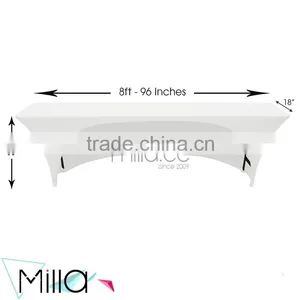 Wholesale China Factory White Spandex Buffet Table Cover Quality Choice thumbnail-1