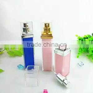 Acrylic Square Airless Skin Care Use Pump Bottles thumbnail-2