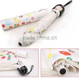 Windproof Folding Japanese Girl Bottle Umbrella thumbnail-6