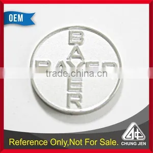 China Supplier Cheap Custom Logo Soft Cloisonne Silver Trolley Coin Euro thumbnail-2