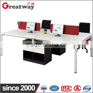 Cheap Modern Office Computer Desk for 4 Person thumbnail-1