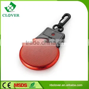 Round Shape 2 Led Plastic Mini Led Flashlight Keychain thumbnail-1
