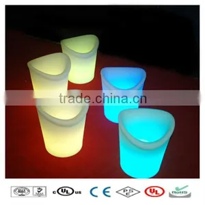 LED Lighting Colorful Bar Beer Cooler Plastic Led Wedding Ice Buckets thumbnail-1
