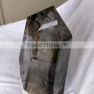 5.4kg Natural Rock Green Phantom Crystal Point Chorite Quartz Crystal Wand thumbnail-5