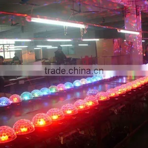 Video! LED Magic Ball With 6pcs 3W RGB LEDs Music Activated Led Effect Light thumbnail-5