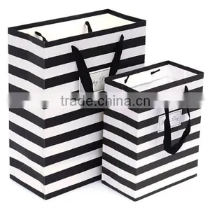 Various Color And Type of Stripe Paper Bag Paper Gift Bag thumbnail-4