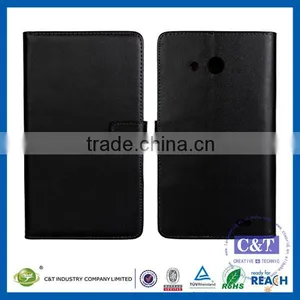 C&T Cowskin Flip Leather Wallet Card Pouch Stand Back Case Cover For Huawei Ascend Mate 7 Quality Choice thumbnail-4