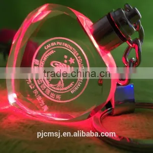 Customized Heart Shape Crystal KeyChain for Promotion Gift CKM015 thumbnail-1