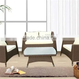 Rattan Garden Table Furniture Set thumbnail-4