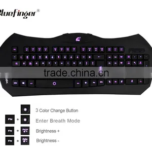 2015 High Quality Colorful Led Backlit Electric Keyboard for Gaming thumbnail-4
