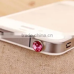 Fashion Flash Diamond Colorful Diamond Cell Phone Headset Dust Plug Dust Plug 3.5mm Universal thumbnail-3