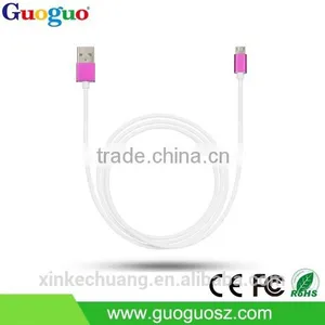 2015 New Products OEM/ ODM Colorful Round Micro USB Cable for Samsum Galaxym Lenovo, Xiaomi thumbnail-3