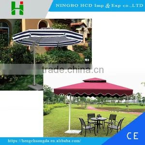 2016 Outdoor Round & Square Sunshade Cover Umbrella Aluminum Rome Umbrella thumbnail-1