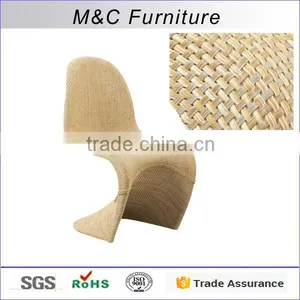 Simple Bright Color Outdoor Rattan Bar Chair thumbnail-1