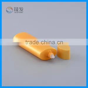 Orange Color Biodegradable Cosmetic Lotion Plastic Bottle thumbnail-3