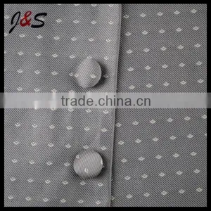 Fashion Mens Silk Woven Waistcoats With Silk Tie and Silk Bow Tie Pocket Square Set thumbnail-3