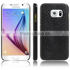 Leather Back Cover Case for Samsung Galaxy s7 S7edge Ultra Thin Crocodile Pattern PU Leather Hard Back Cover thumbnail-3