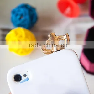 Rhinestone Dust Plug Luxurious Crown Earphone Dust,promotion Gift A108 thumbnail-2