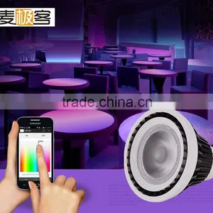 Par Light RGB 6-12W Color Changing Wifi Spot Light Mobile Control thumbnail-1