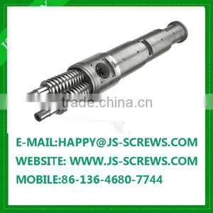 Conical Twin Screw and Barrel for Bimetallic Screw Design Twin Extruder thumbnail-1