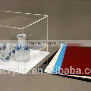 Counter Clear Acrylic Ceramic Tea Set Display Box thumbnail-3