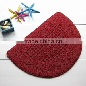 Polypropylene Rugs Semi Circle Anti-slip Rugs Bathroom Mats thumbnail-3