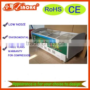 Glass Top Chest Display Freezers With Baskets SC-538 thumbnail-3