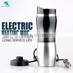 Factory Price Car Heated Electric Mug Promotional Gifts Thermos Vacuum Cup thumbnail-2