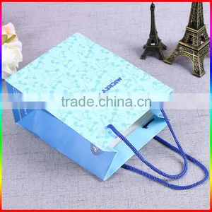 Mickey Mouse Ligh Blue Paper Bag With Blue Handle Rope thumbnail-2