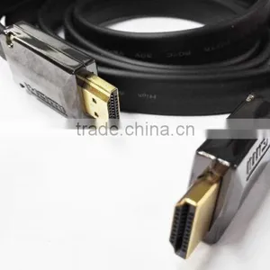1.5M Black Metal Flat HDMI Cable 1.4v Male to Male thumbnail-5