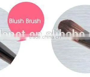12PCS COSMETIC MAKEUP WOODEN HANDLE BRUSH SET thumbnail-4