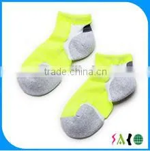 Green Colourful Long Hair Indoor Socks With Anti-slipper thumbnail-2