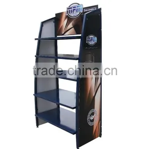 Factory Flooring Standlubrication Oil Display Rack Car Metal Lube Slushing Compound Display Shelf thumbnail-1
