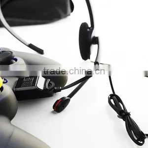 OEM Single-sided 3.5MM Wired Headset With Adjustable Boom Mic For PS4 thumbnail-2