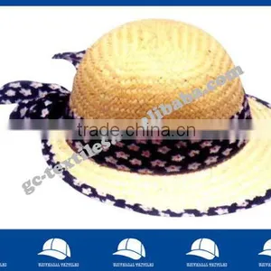 Fashion Sun Cap With Flower Silk thumbnail-1