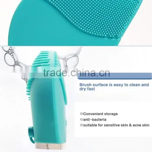 Soft Silicone Vibration Face Brush Cleansing Massage Brush for All Skins thumbnail-2