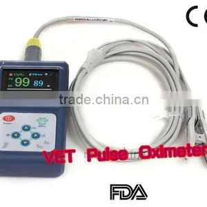 CE FDA Approved 1.8 Inch Handheld Vet Pulse Oximeter Veterinary Use Animal Blood Oximeter SPO2 PR With PC Software thumbnail-1